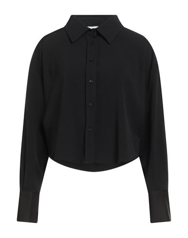 Kaos Woman Shirt Black Size 12 Polyester, Viscose, Elastane In Black
