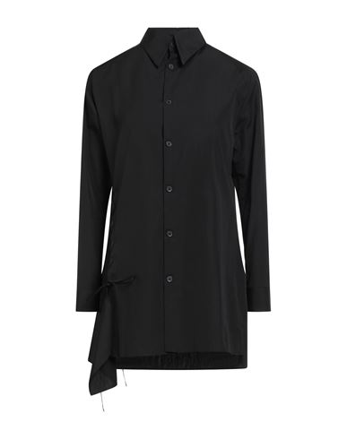 Y's Yohji Yamamoto Woman Shirt Black Size 2 Cotton In Black