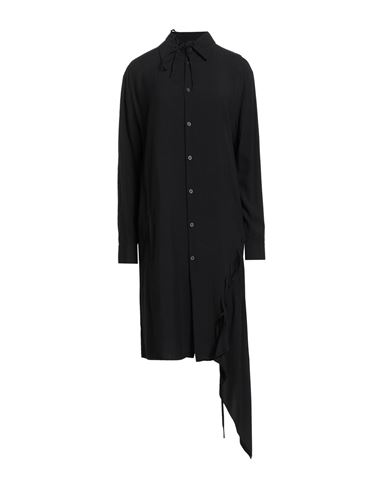 Y's Yohji Yamamoto Woman Midi Dress Black Size 1 Rayon In Black