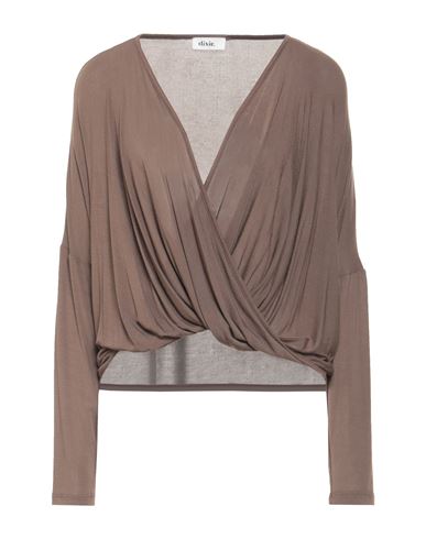 Dixie Woman Top Brown Size S Viscose, Modal, Elastane, Cashmere