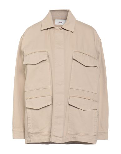 Solotre Woman Shirt Beige Size 8 Cotton In Brown