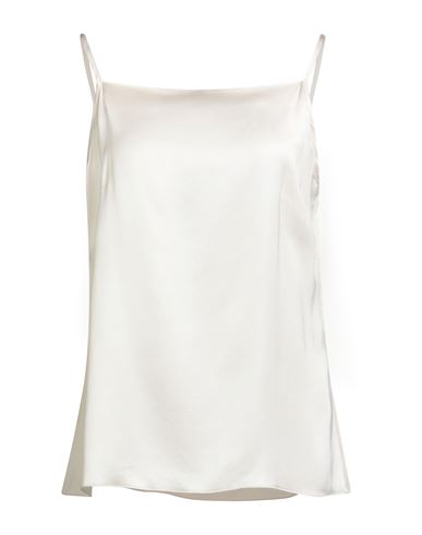 Tricot Chic Woman Top Cream Size 14 Viscose In White