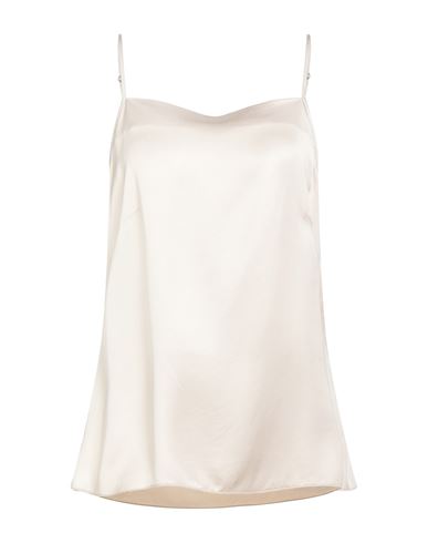 Tricot Chic Woman Top Beige Size 8 Viscose In Neutral