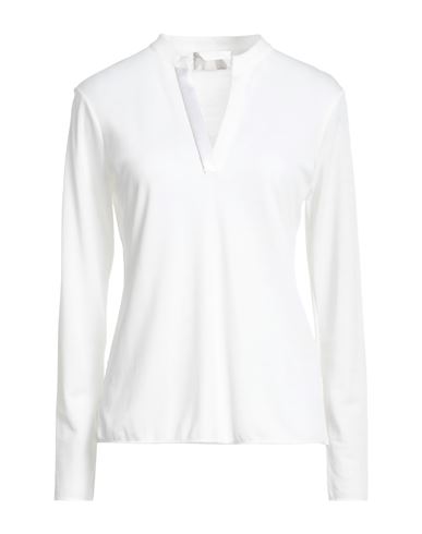 Purotatto Woman T-shirt Ivory Size 8 Modal, Cashmere In White