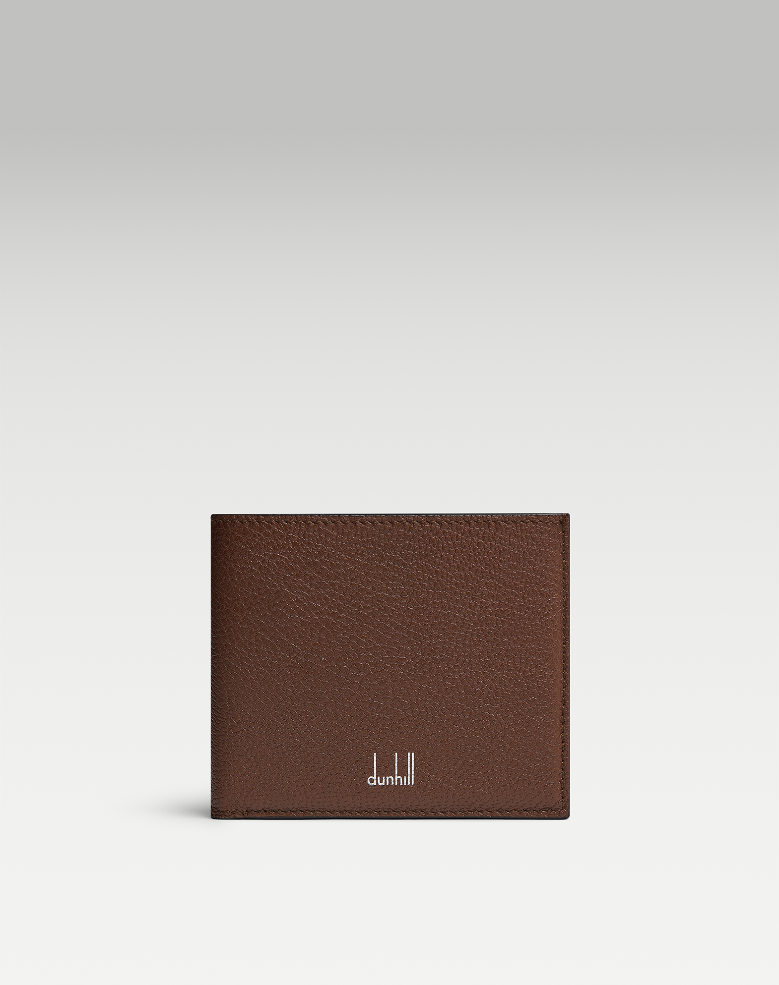 Dunhill Duke Fine Leather 4cc&coin Purse Billfold In Brown