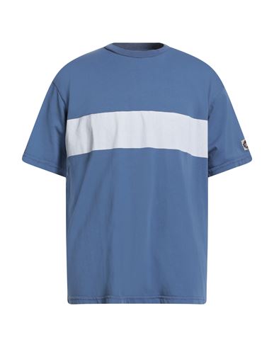 Murphy & Nye Man T-shirt Slate Blue Size L Cotton In Blue