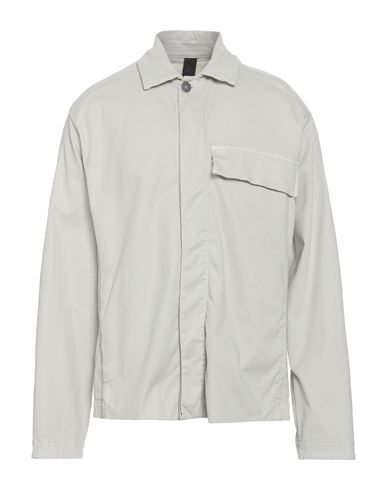 Transit Man Shirt Light Grey Size Xl Lyocell, Modal, Elastane In Gray