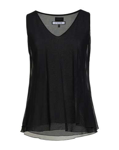 Fisico Cristina Ferrari Fisico Woman Top Black Size M Polyacrylic, Elastane In Black