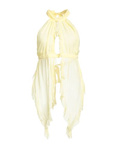Aniye By Woman Top Yellow Size 6 Viscose In Yellow