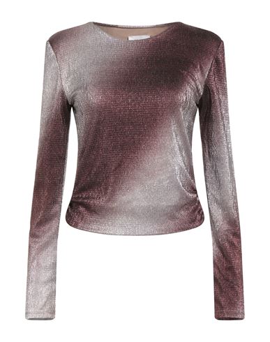 Motel Woman Top Burgundy Size S Polyester, Viscose, Elastane In Multi