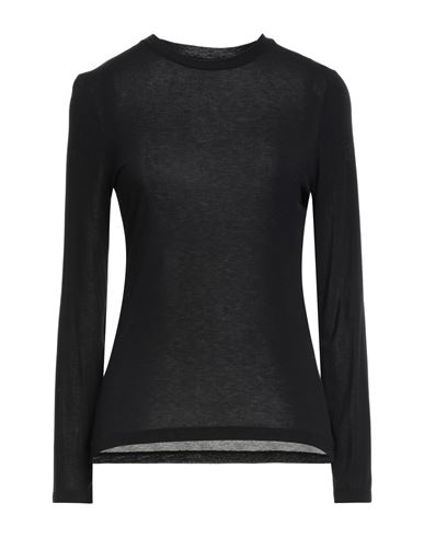 Dixie Woman T-shirt Black Size M Viscose, Polyamide, Elastane, Cashmere In Black