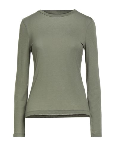 Dixie Woman T-shirt Sage Green Size S Viscose, Polyamide, Elastane, Cashmere In Green