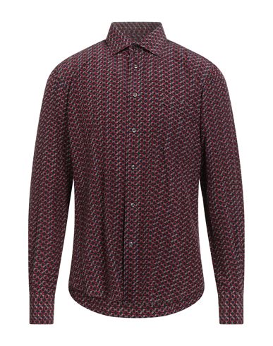 Fray Man Shirt Midnight Blue Size 4 Silk In Multi