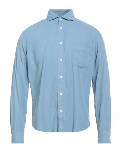 Hartford Man Shirt Light Blue Size S Cotton In Blue