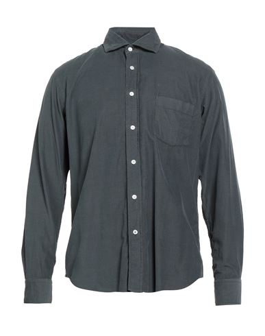 Hartford Man Shirt Grey Size S Cotton In Gray