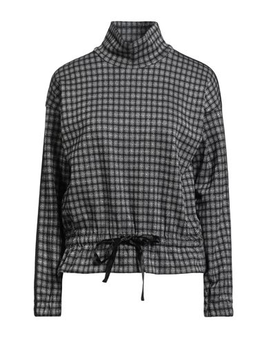 Deha Woman T-shirt Grey Size L Polyester, Cotton, Polyamide, Elastic Fibres In Gray