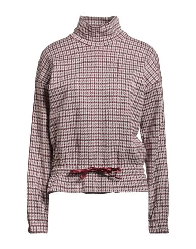 Deha Woman T-shirt Burgundy Size S Polyester, Cotton, Polyamide, Elastic Fibres In Pink