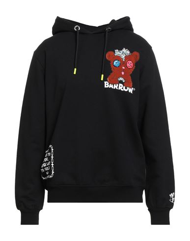 Barrow Man Sweatshirt Black Size M Cotton In Black