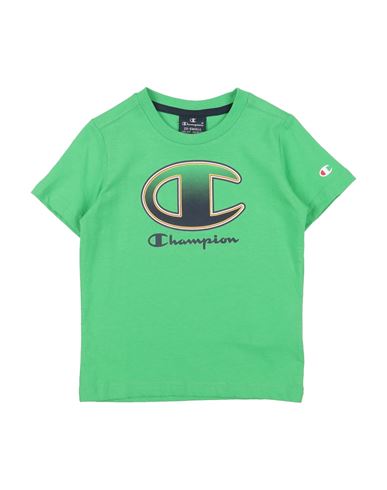 Champion Toddler Boy T-shirt Green Size 7 Cotton In Green