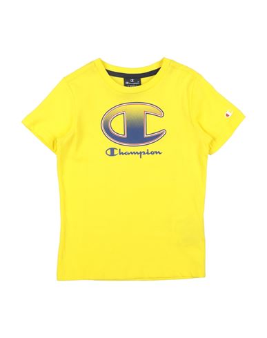 Champion Toddler Boy T-shirt Yellow Size 5 Cotton In Yellow