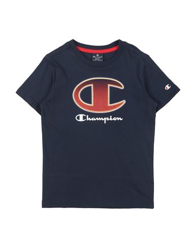 Champion Toddler Boy T-shirt Midnight Blue Size 7 Cotton In Neutral