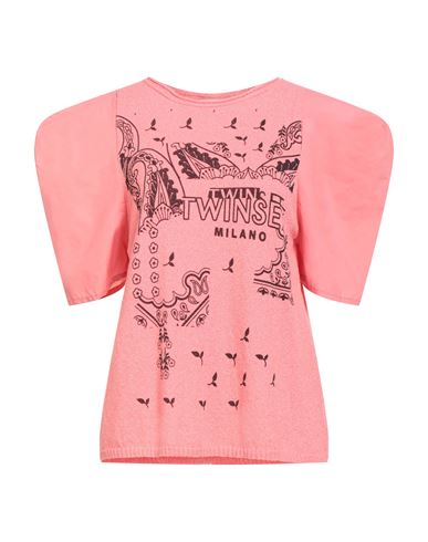 Twinset Woman Sweater Salmon Pink Size Xs Cotton, Polyamide