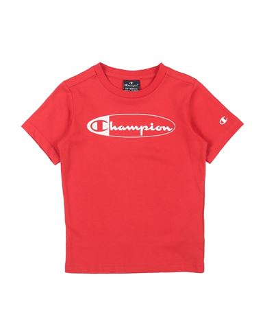 Champion Toddler Boy T-shirt Red Size 7 Cotton In Red