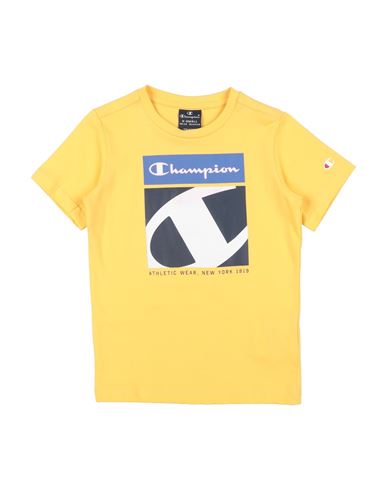 Champion Toddler Boy T-shirt Yellow Size 7 Cotton In Yellow