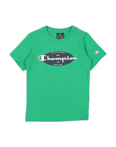 Champion Toddler Boy T-shirt Green Size 7 Cotton In Green