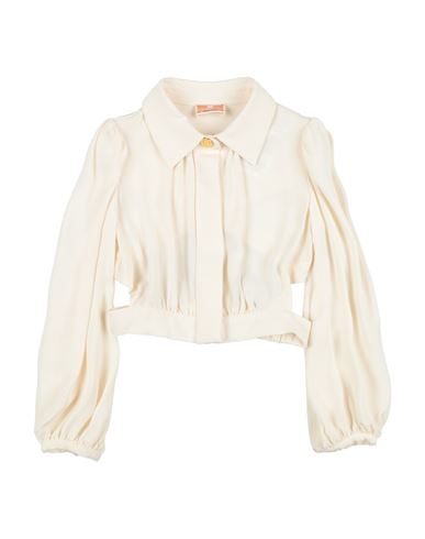 Elisabetta Franchi La Mia Bambina Toddler Girl Shirt Cream Size 4 Viscose In Neutral