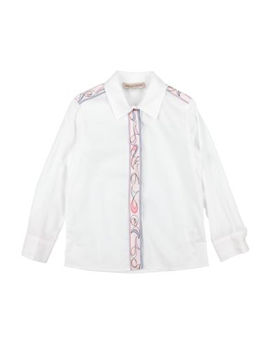 Pucci Toddler Girl Shirt White Size 6 Cotton, Viscose In White