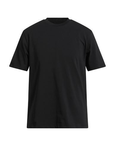 Seinse Man T-shirt Black Size 3xl Cotton, Elastane In Black