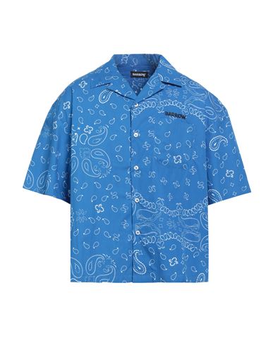 Barrow Man Shirt Blue Size L Cotton In Blue