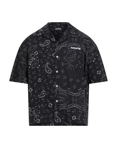 Barrow Man Shirt Black Size L Cotton In Black
