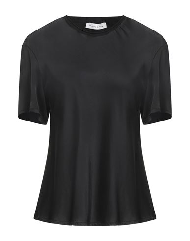 Manila Grace Woman Top Black Size 6 Viscose, Elastane In Black
