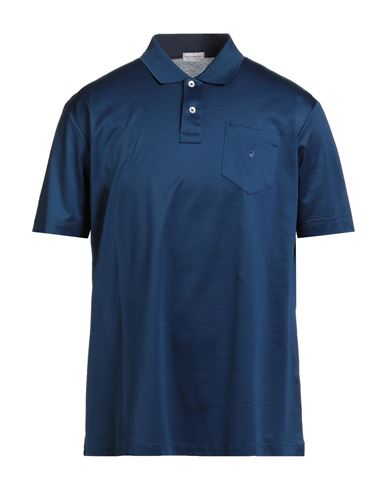 Rodrigo Man Polo Shirt Blue Size 44 Cotton In Blue