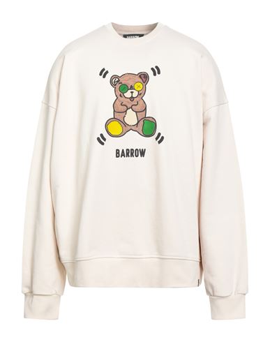 Barrow Man Sweatshirt Beige Size Xl Cotton In Neutral