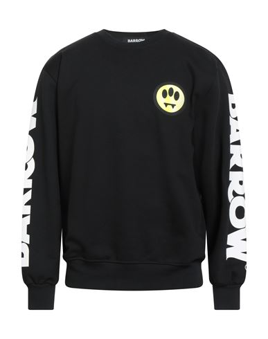 Barrow Man Sweatshirt Black Size L Cotton In Black