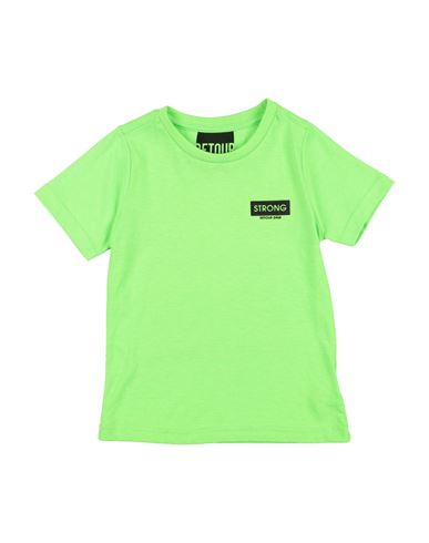 Retour Toddler Boy T-shirt Lime Green Size 6 Synthetic Fibers In Green