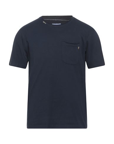 Seinse Man T-shirt Midnight Blue Size Xl Cotton In Blue