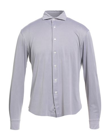 Orian Man Shirt Grey Size 15 ½ Polyamide, Elastane In Gray