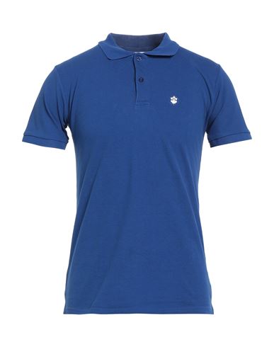 Lumberjack Urbanature Man Polo Shirt Blue Size S Cotton In Blue