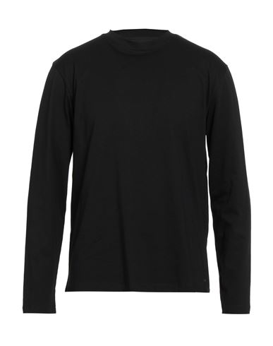 Seinse Man T-shirt Black Size Xl Cotton, Elastane In Black