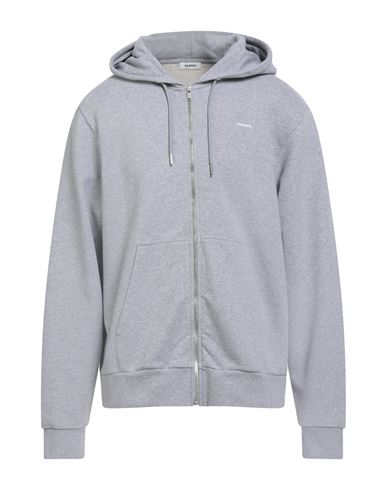 Sandro Man Sweatshirt Grey Size Xl Cotton, Elastane, Polyester In Gray