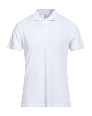 Diadora Man Polo Shirt White Size M Cotton In White