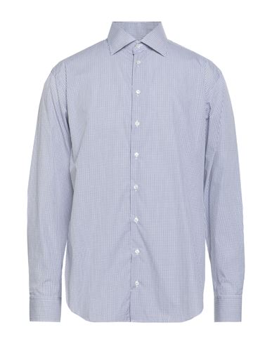 Giorgio Armani Man Shirt Blue Size 17 ½ Cotton In Blue