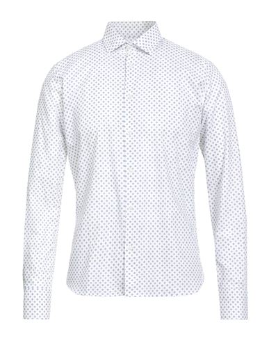 Luxury Man Shirt White Size M Cotton In White