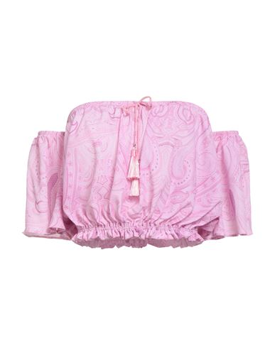Gaelle Paris Gaëlle Paris Woman Top Pink Size M Polyester, Elastane In Pink