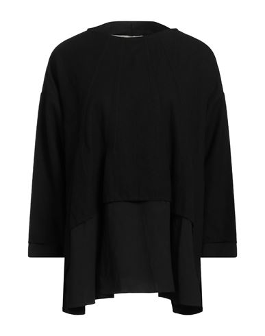 Toogood Woman Top Black Size 1 Wool, Cotton In Black