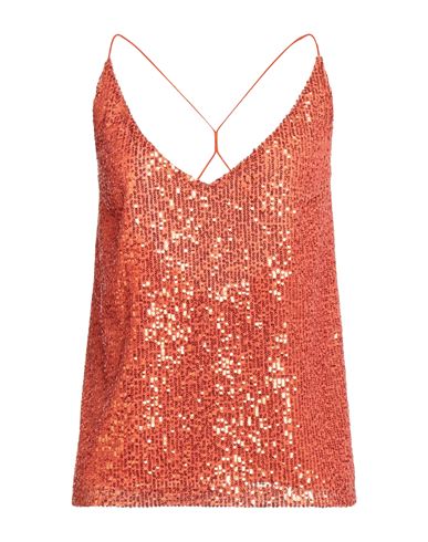 Alice Miller Woman Top Orange Size 6 Polyester, Elastane In Orange